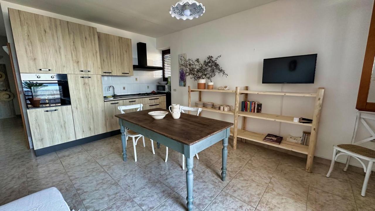 Marina Di Andrano - Alisso, Casa Vista Mare Con Parcheggio Privato E Wifi Villa ภายนอก รูปภาพ